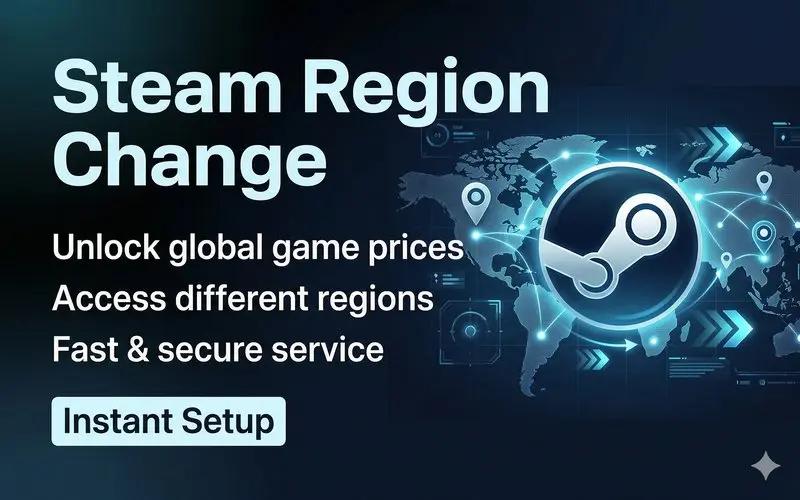 Steam Region Change