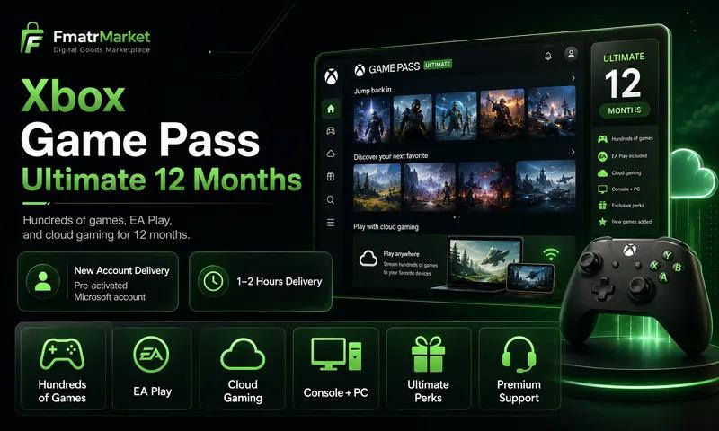 Xbox Game Pass Ultimate 12 Months