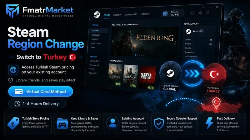Steam Region Change