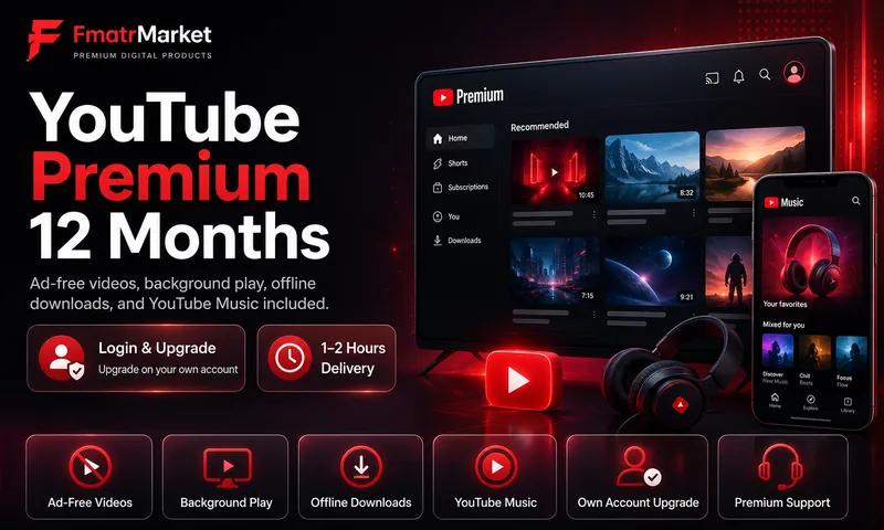 YouTube Premium 12 Months