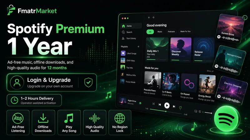 Spotify Premium 1 Year
