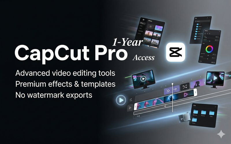 CapCut Pro 1 Year (Account Included)